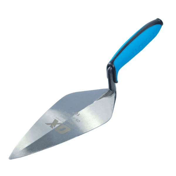 OX - P404010 Pro 10" Narrow London Pattern Brick Trowel | OX Grip - Lined Out OX - P404010 Pro 10" Narrow London Pattern Brick Trowel | OX GripMasonry Trowels
