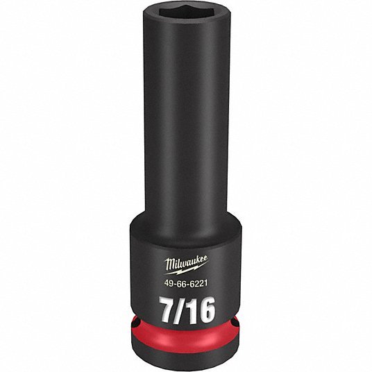 SHOCKWAVE Impact Duty™ 1/2"Drive 7/16" Deep 6 Point Socket - 49 - 66 - 6221 - Lined Out SHOCKWAVE Impact Duty™ 1/2"Drive 7/16" Deep 6 Point Socket - 49 - 66 - 6221Socket Drivers