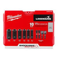 Shockwave Linemans 2 in 1 12 PT Socket Set - (88 - 49 - 66 - 5125) - Lined Out Shockwave Linemans 2 in 1 12 PT Socket Set - (88 - 49 - 66 - 5125)Socket Set