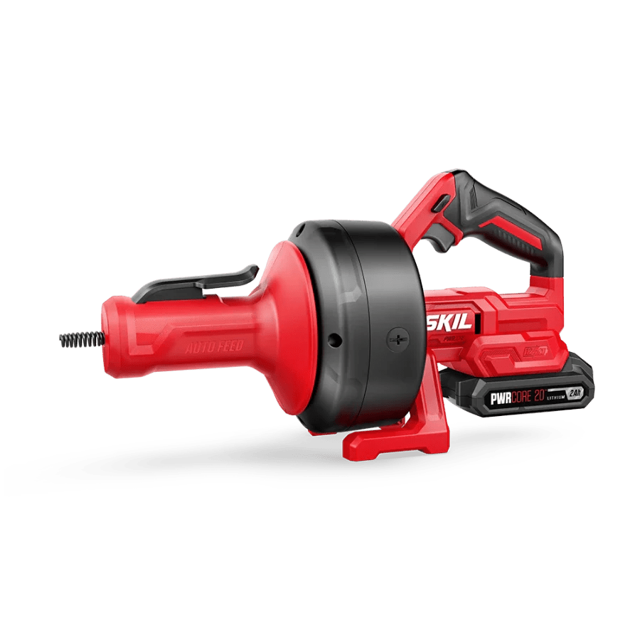 SKIL AU0225D - 11 Power Snake Drain Cleaner 12V Kit - Lined Out SKIL AU0225D - 11 Power Snake Drain Cleaner 12V KitDrain Openers