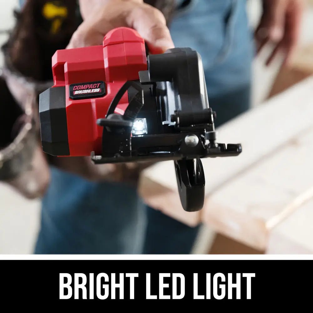 SKIL CR5435B - 00 PWR CORE 20™ 20 - Volt Brushless Cordless 4 - 1/2" Compact Circular Saw (Tool Only) - Lined Out SKIL CR5435B - 00 PWR CORE 20™ 20 - Volt Brushless Cordless 4 - 1/2" Compact Circular Saw (Tool Only)Handheld Circular Saws