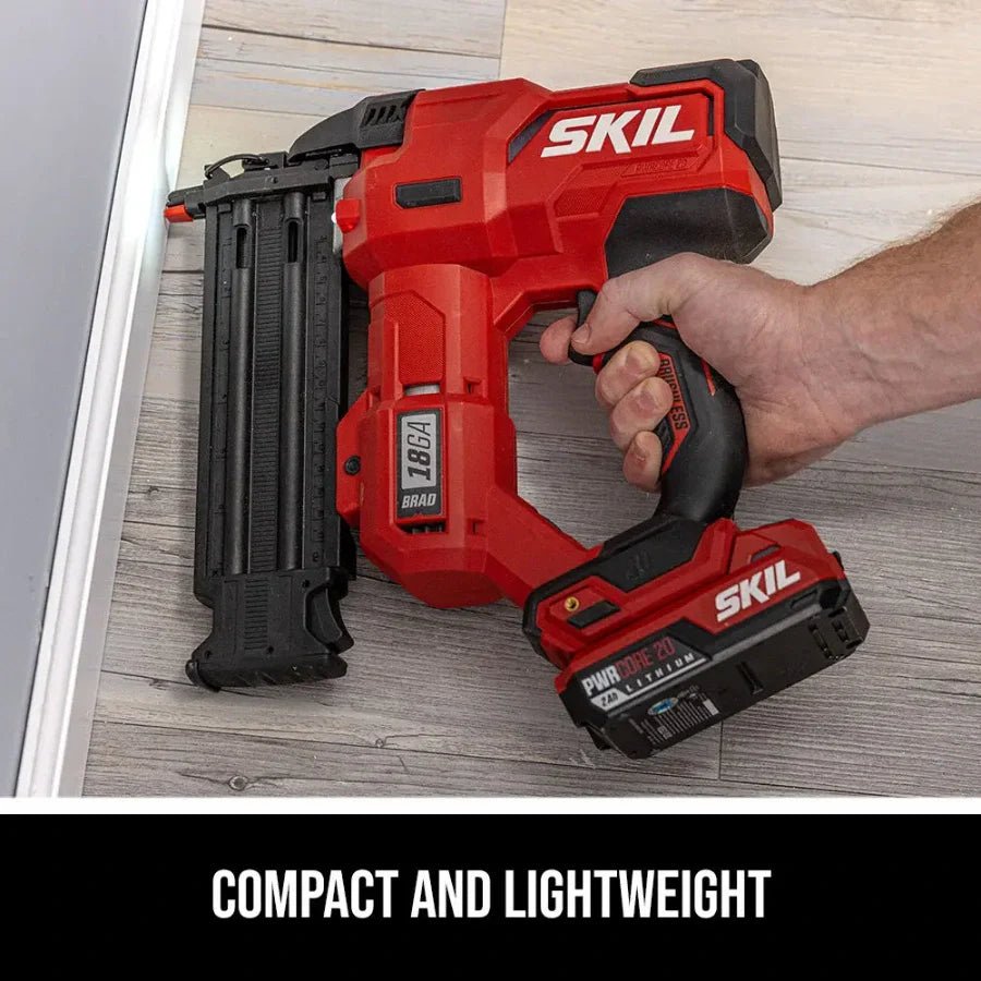 SKIL NA1800B - 10 20V BL 18 Gauge Brad Nailer Kit - Lined Out SKIL NA1800B - 10 20V BL 18 Gauge Brad Nailer KitNailers & Staplers