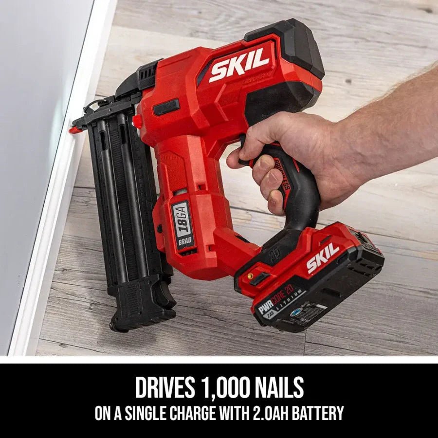SKIL NA1800B - 10 20V BL 18 Gauge Brad Nailer Kit - Lined Out SKIL NA1800B - 10 20V BL 18 Gauge Brad Nailer KitNailers & Staplers