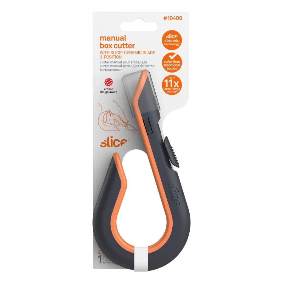 Slice® 10400 Manual Box Cutter - Lined Out Slice® 10400 Manual Box CutterCraft Knives