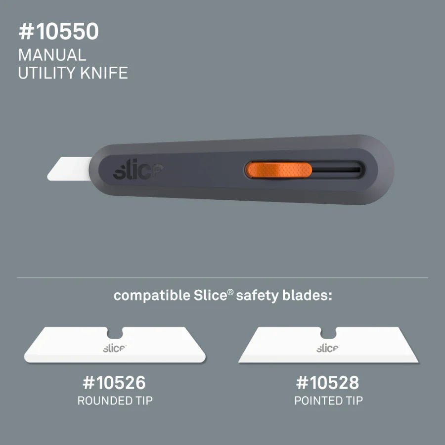 Slice® 10550 Manual Utility Knife - Lined Out Slice® 10550 Manual Utility KnifeCraft Knives