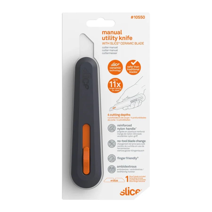 Slice® 10550 Manual Utility Knife - Lined Out Slice® 10550 Manual Utility KnifeCraft Knives