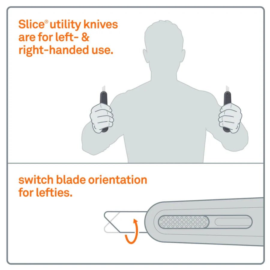 Slice® 10550 Manual Utility Knife - Lined Out Slice® 10550 Manual Utility KnifeCraft Knives