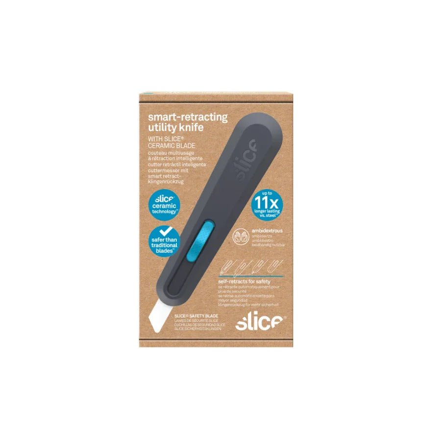 Slice® 10558 Smart - Retracting Utility Knife - Lined Out Slice® 10558 Smart - Retracting Utility KnifeCraft Knives