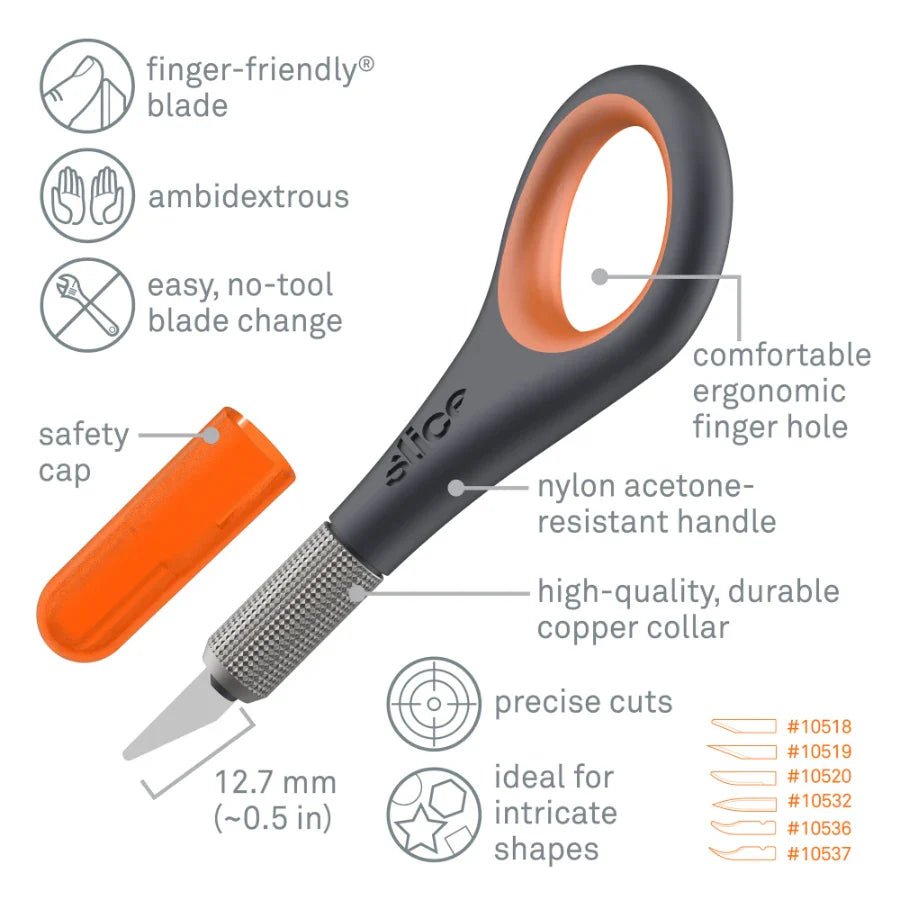 Slice® 10580 Precision Knife - Lined Out Slice® 10580 Precision KnifeCraft Knives