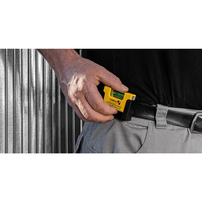 Stabila 11901 Pocket Level Pro w/ Holder - Lined Out Stabila 11901 Pocket Level Pro w/ HolderLevels