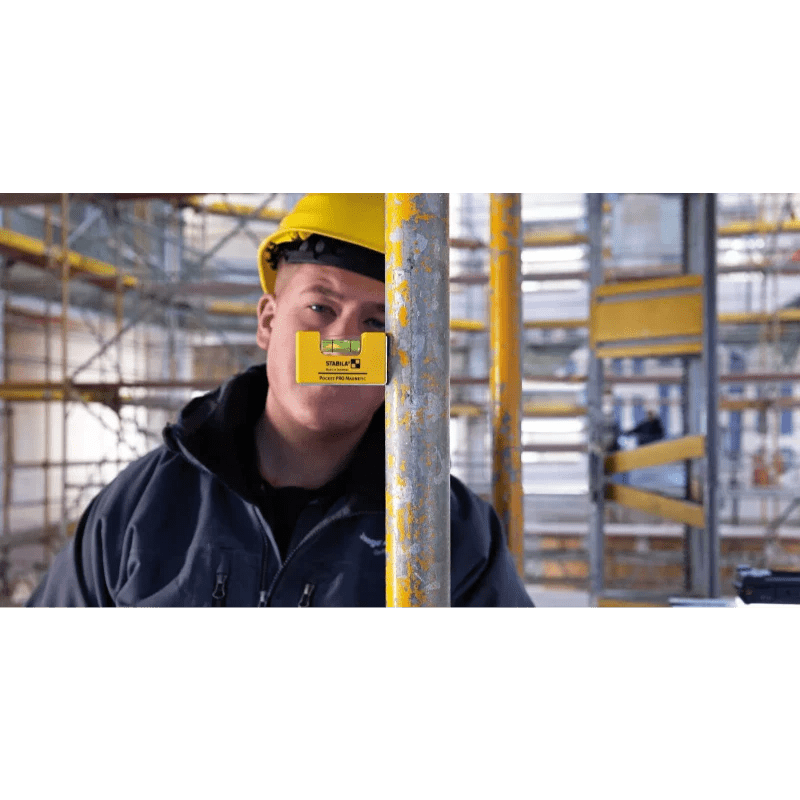 Stabila 11901 Pocket Level Pro w/ Holder - Lined Out Stabila 11901 Pocket Level Pro w/ HolderLevels