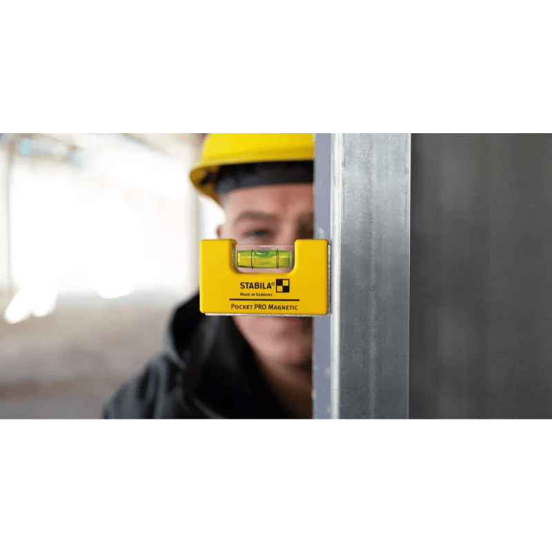 Stabila 11901 Pocket Level Pro w/ Holder - Lined Out Stabila 11901 Pocket Level Pro w/ HolderLevels