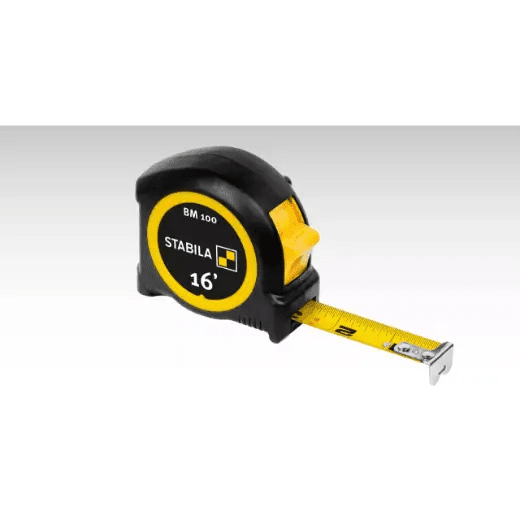 Stabila 30710 10' Compact Tape Measure BM 100, Imperial scale - Lined Out Stabila 30710 10' Compact Tape Measure BM 100, Imperial scaleTape Measures