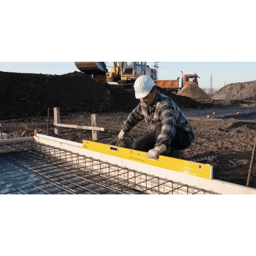 Stabila 35712 7' - 12' Extendable Plate Level w/ Removable Standoffs - Lined Out Stabila 35712 7' - 12' Extendable Plate Level w/ Removable StandoffsLevels