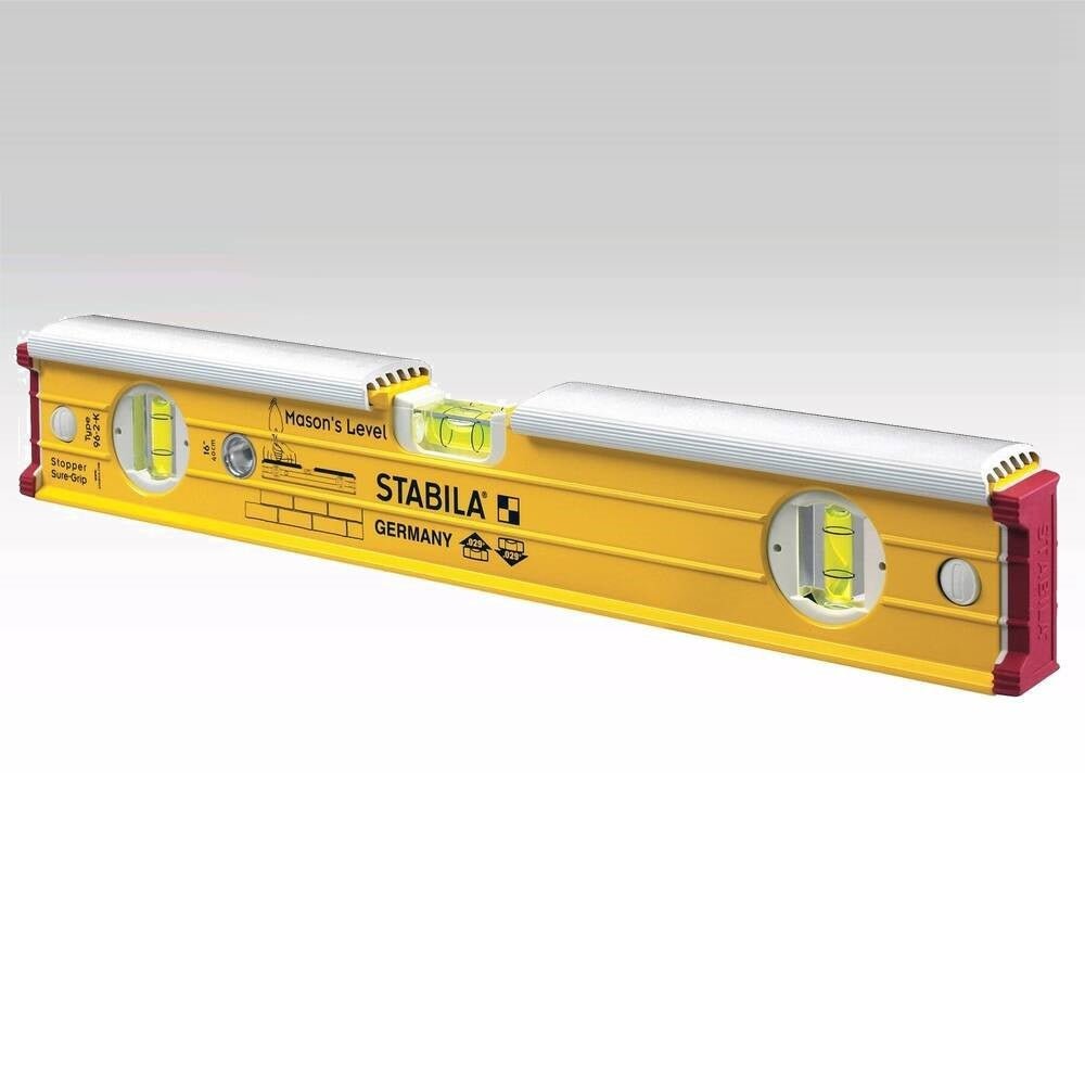 Stabila 36416 Type 196 - 2 K Mason Spirit Levels 16 inch - Lined Out Stabila 36416 Type 196 - 2 K Mason Spirit Levels 16 inchSpirit Levels