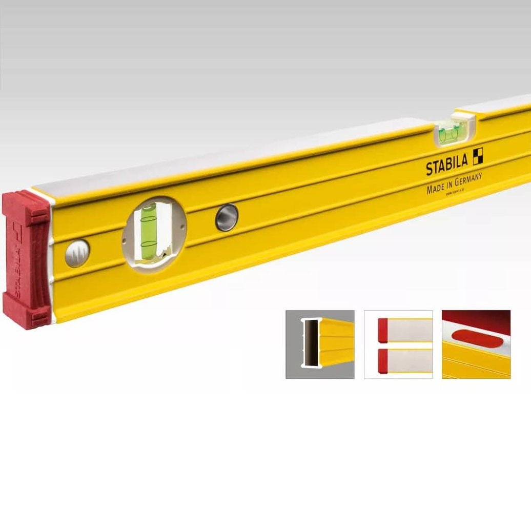 Stabila 48380 Magnetic 3 Spirit Level Set - 24 inch 48 inch 10 inch Torpedo and Case - Lined Out Stabila 48380 Magnetic 3 Spirit Level Set - 24 inch 48 inch 10 inch Torpedo and CaseSpirit Levels
