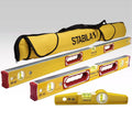 Stabila 48380 Magnetic 3 Spirit Level Set - 24 inch 48 inch 10 inch Torpedo and Case - Lined Out Stabila 48380 Magnetic 3 Spirit Level Set - 24 inch 48 inch 10 inch Torpedo and CaseSpirit Levels