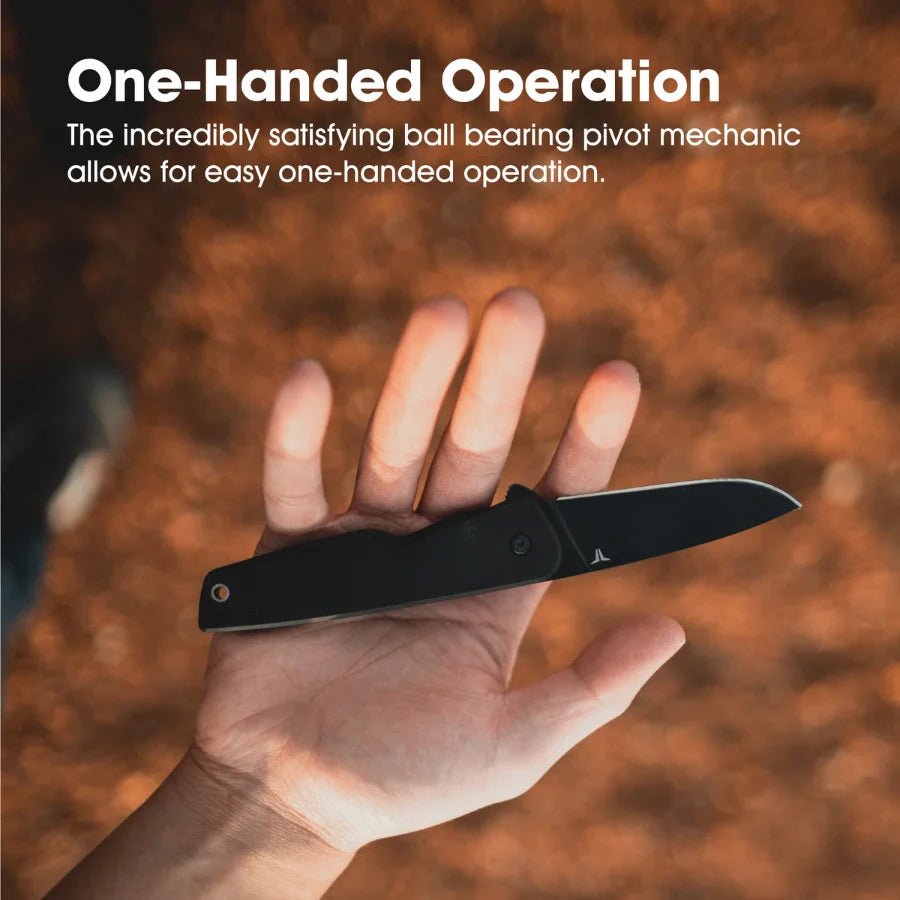 TRUE TRU - FMK - 0006 Ball Bearing Flipper Knife - Lined Out TRUE TRU - FMK - 0006 Ball Bearing Flipper KnifeUtility Knives