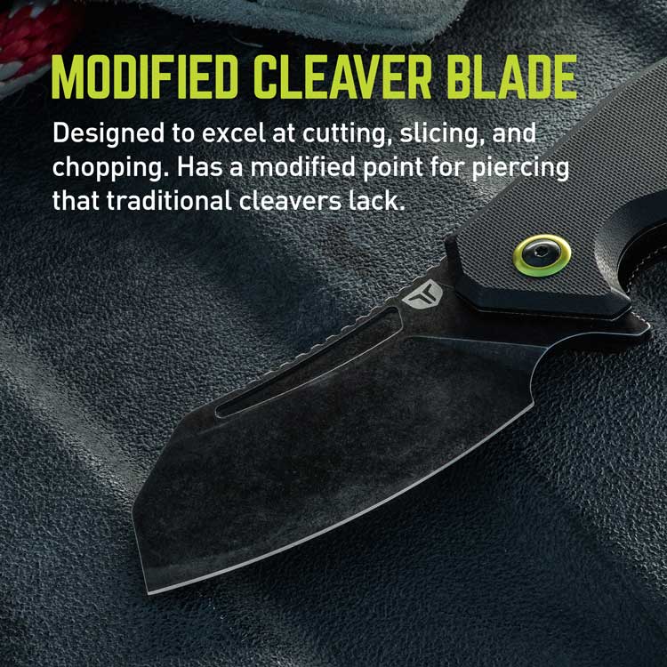 TRUE TRU - FMK - 0007 MAAR Cleaver Flipper Knife - Lined Out TRUE TRU - FMK - 0007 MAAR Cleaver Flipper KnifeUtility Knives