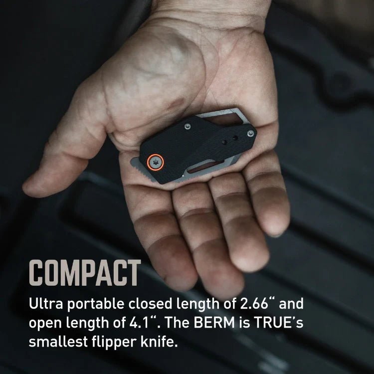TRUE TRU - FMK - 1009 Berm Keychain Knife - Lined Out TRUE TRU - FMK - 1009 Berm Keychain KnifeUtility Knives