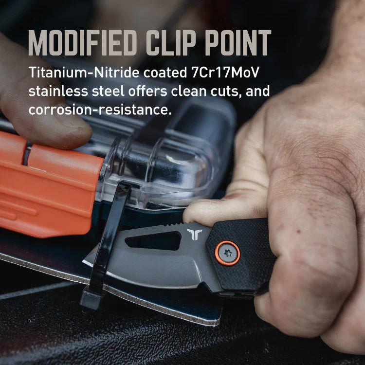 TRUE TRU - FMK - 1009 Berm Keychain Knife - Lined Out TRUE TRU - FMK - 1009 Berm Keychain KnifeUtility Knives